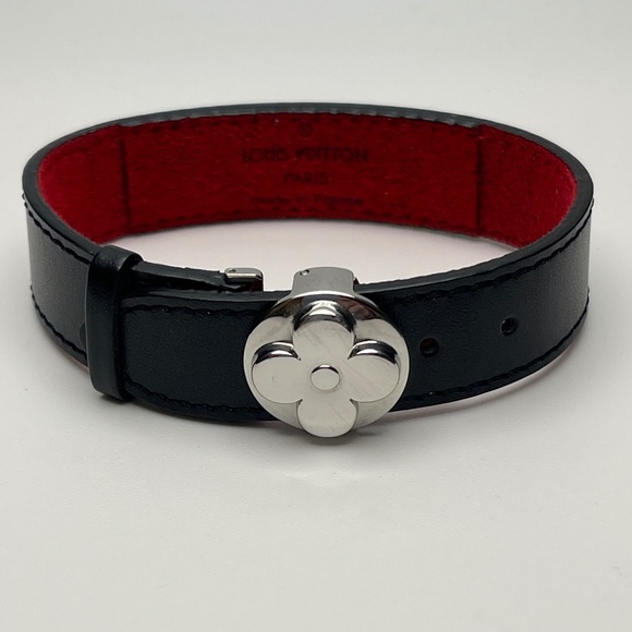 Louis Vuitton Vintage Leather Monogram Wish Bracelet - Pre-Owned - Picture 1 of 8